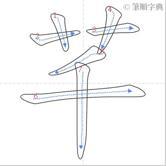 芊筆畫